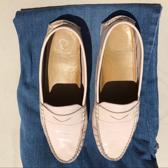Pale Pink Patent Loafers - Picture 4 of 11
